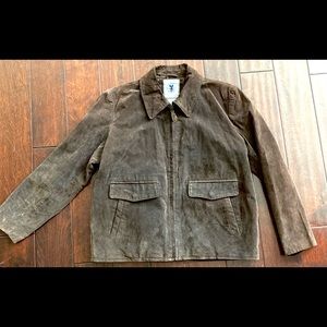 Vintage Brown Leather Jacket